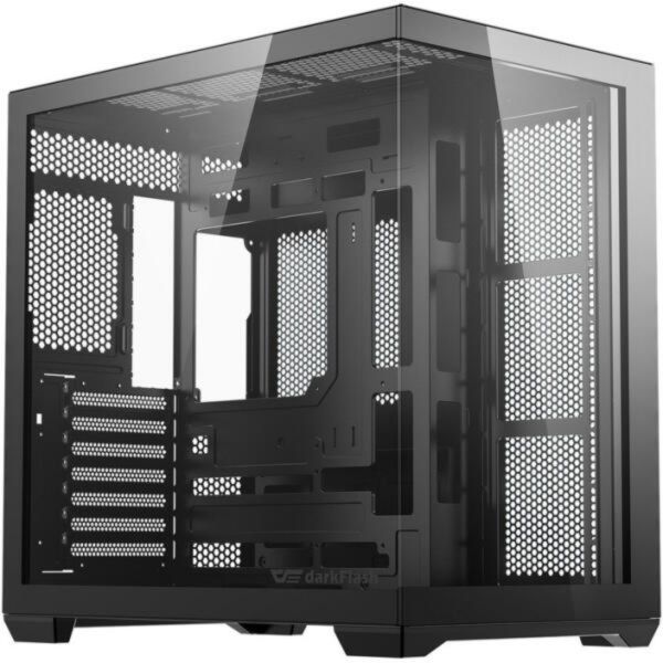 DarkFlash C280 számítógépház (fekete) (C280 BLK NOF)